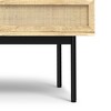 Mango Wood Lift Top Coffee Table with Storage, Two Open Compartments, Iron Base, Ideal for Living Room or Family Room - 4 of 4