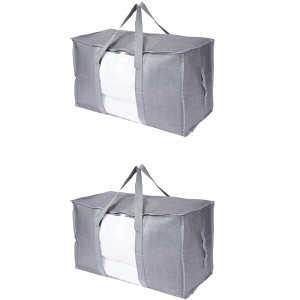 REGALWOVEN Clothes Storage Storage Bags Moving Bags with Handles 2 Pcs - 1 of 4