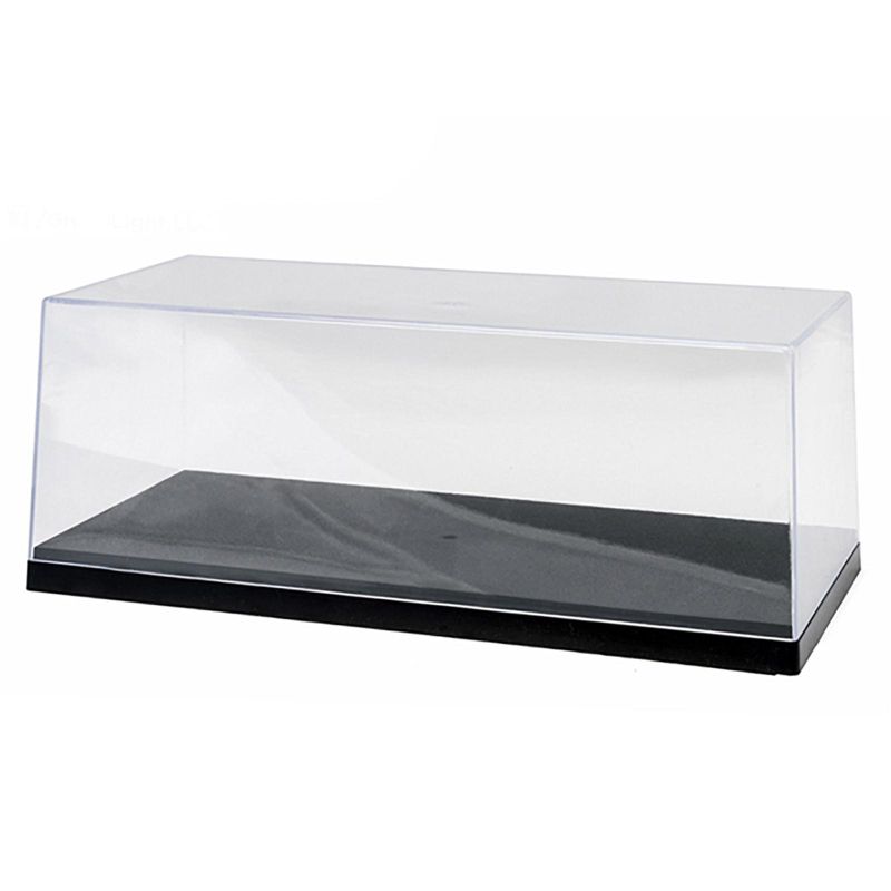 Collectible Display Show Case for 1/18-1/24 Scale Model Cars with Black Plastic Base by Greenlight, 2 of 4