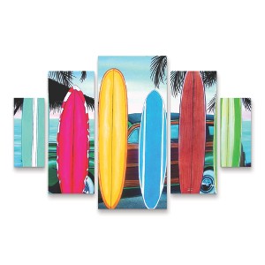 "Woody & Surfboards" Outdoor Canvas - 1 of 3
