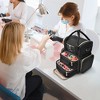 Byootique Double Layer Nail Polish Case Storage Organizer With 2 Removable Bags - 2 of 4