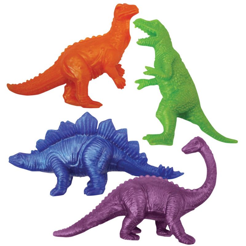 Play Visions Dinosaurs Stretchy Fidget Set, Assorted Color, Set of 4, 1 of 2