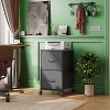 GALAXHERO  2 Drawer Mobile File Cabinet, Rolling Printer Stand, Fabric Vertical Filing Cabinet fits A4 or Letter Size for Home Office - 3 of 4