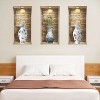HomeRoots Set of Three Lea Faux Niche 3D Peel and Stick Wall Decals - 2 of 4
