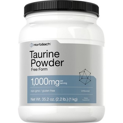 Horbaach Taurine Powder 1000mg | 35.2 Ounces (2.2 lbs)