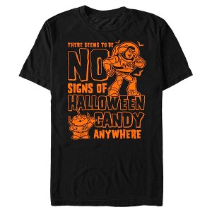 Men's Toy Story No Signs of Halloween Candy T-Shirt - 1 of 4