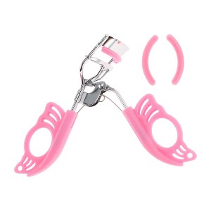 Unique Bargains Women Butterfly Handle Eyelash Curler for Business Travel 1 Pc - 1 of 3