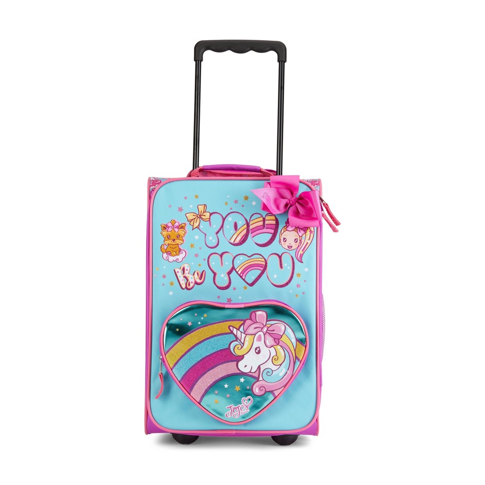 JoJo Siwa Kids' Softside Suitcase, Grey