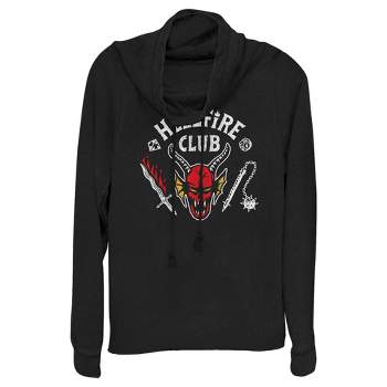 Men's Stranger Things Hellfire Club Costume Sweatshirt - Black - Small ...