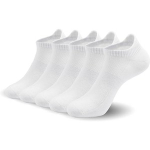 SERISIMPLE Women Ultra Thin Socks Viscose Bamboo Low Cut No Show Anti Odor Arch Support Mesh Socks 5 Pairs - 1 of 4