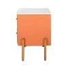 Christopher Knight Home Eilidh Modern Wood and Metal Nightstand with 2 Drawers - 3 of 4