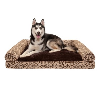 FurHaven Southwest Kilim Orthopedic Sofa Dog Bed