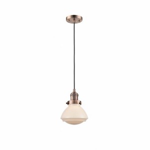 Olean - 1 Light Cord Hung Mini Pendant In Industrial Style-7.75 Inches Tall and 6.75 Inches Wide - 1 of 1