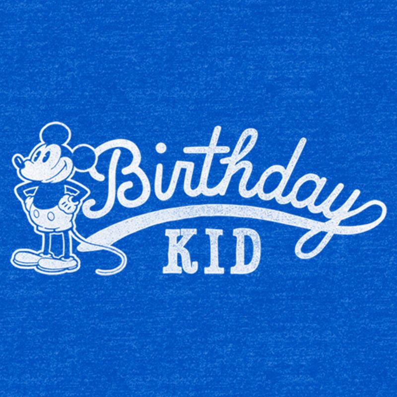 Men's Mickey & Friends Retro Birthday Kid T-Shirt, 2 of 6