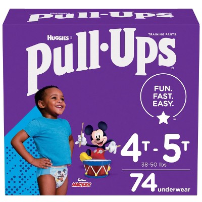 Pull-Ups Boys' Potty Training Pants - 4T-5T - 74ct