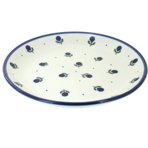 Blue Rose Polish Pottery Ceramika Artystyczna Dessert Plate - 1 of 1