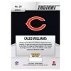 NFL 2024 Panini Instant Base Card | #26 Caleb Williams - 2 of 4