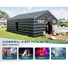 AMERLIFE Inflatable Nightclub Tent, Black Portable Gazebo with Dual Doors, Logo Panel - 3 of 4