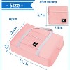 Hachikiko Foldable Travel Duffel Bag,Water Resistant Spirit Airlines Personal Item Tote,Lightweight Nylon Overnight Luggage - 4 of 4