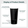 NAYSAYE 23.6" Tall Large Outdoor Planters for Porch Decor with Drainage Hole, Wide Stripe Design Flower Pots - 2 of 4