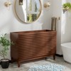 APRILSOUL  Bathroom Vanity, Mid-Century Bathroom Vanity with 2 Soft Closing Doors, Freestanding Bathroom with Wood Grain Laminate - 3 of 4