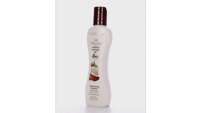Biosilk Silk Therapy with Organic Coconut Oil Moisturizing Shampoo, 2 of 7, play video