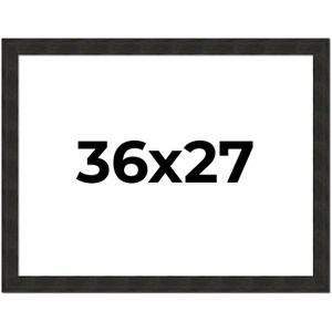 PosterPalooza | Contemporary Black Picture Frame - UV Acrylic, Backing Board, Hanging Hardware Included - 1 of 4