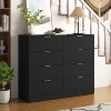 47" Modern Large 8 Drawer Dresser with Deep Drawer,Tall Chest of Drawer with Gold Handle - 3 of 4