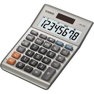 Casio MS-80B Desktop Calculator – 8-Digit, Large Display, Tax & Currency Functions - 1 of 4