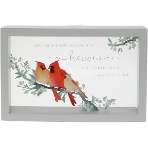 Pavilion Gift Company - Heaven In Our Home - 8.5" x 5.5" Framed Glass Plaque - Wall Sign Panels - 1 of 4
