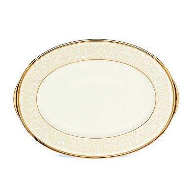 Noritake White Palace Small Oval Serving Platter