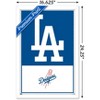 Trends International MLB Los Angeles Dodgers - Logo 22 Framed Wall Poster Prints - 3 of 4