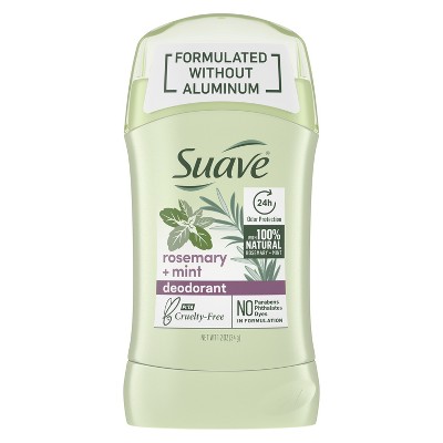 Suave Aluminum Free Deodorant for Women Rosemary & Mint, 1.2 OZ