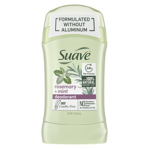 Suave Aluminum Free Deodorant for Women Rosemary & Mint, 1.2 OZ - 1 of 4