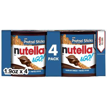 Nutella and Go! with Pretzel Sticks - 7.6oz/4pk