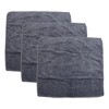 Unique Bargains 400GSM Microfiber Car Cleaning Towels Drying Washing Cloth Gray 15.7"x15.7" 3Pcs - 4 of 4