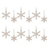Melrose Metal Snowflake Oranment (Set of 6) - 2 of 4