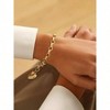 Stainless Steel Heart Charm Bracelet, Adjustable for Women, Mother Daughter Initial Gift with Box. - 4 of 4