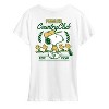 Women's - Peanuts - Country Club Snoopy and Woodsocks Short Sleeve Graphic T-Shirt - image 2 of 4