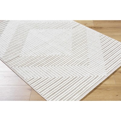 Hauteloom Briana Beige Washable Area Rug