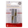 GE 2pk Grounding Adapter Polarized: UL Listed Outlet Converter, 15A, Gray, Extension Cord Adapter - 4 of 4