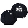 Simply Sage Market Women's Graphic Sweatshirt Mama Claus Front and Back - 2 of 4