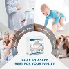 Aoibox 4-Layer Ultra Soft Waterproof King Mattress Protector Cooling Breathable Pad Cover Deep Pocket Low Noise 80x78x18 - 3 of 4