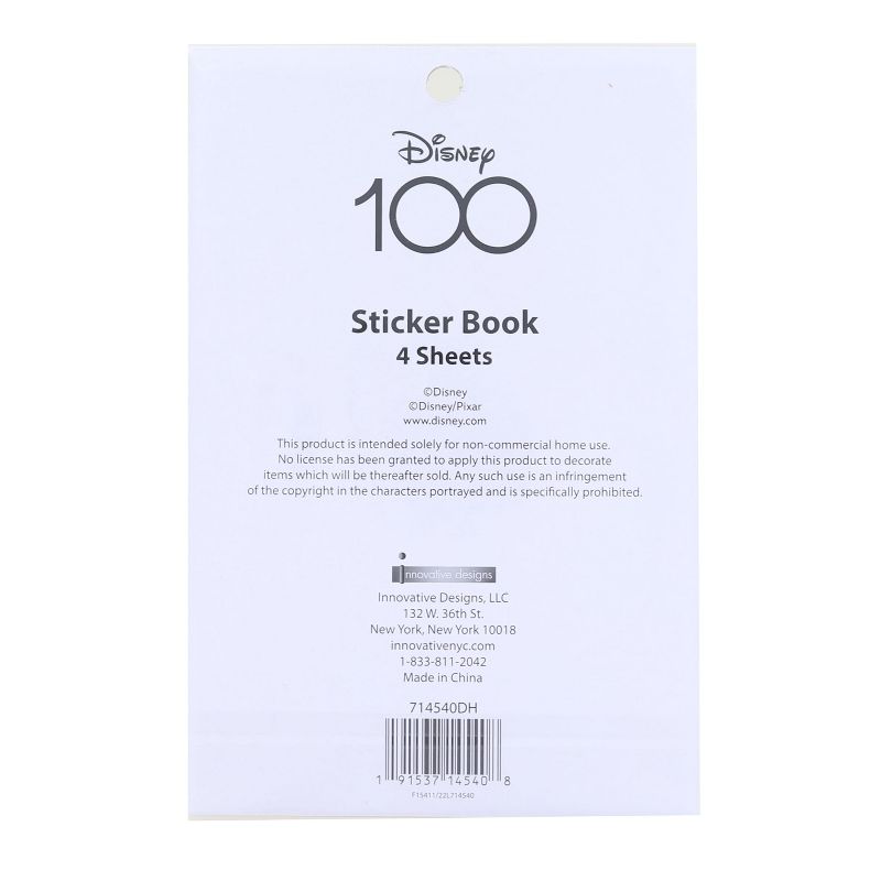 Innovative Designs Disney 100th Anniversary Sticker Book | 4 Sheets | Over 300 Stickers, 2 of 4
