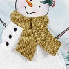 Evergreen Garden Flag Snowman Linen Double Sided Indoor Outdoor Decor 18" x 12.5" - 3 of 3