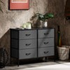 6 Drawers Dresser for Bedroom, Chest of Drawers with Fabric Bins, Media Console Table, Fabric Closet Dresser for Living Room Hallway - 2 of 4