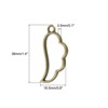 Unique Bargains DIY Crafts Earrings Necklace Bracelet Making Alloy Open Back Wing Bezel Pendants 20 Pcs - 2 of 4