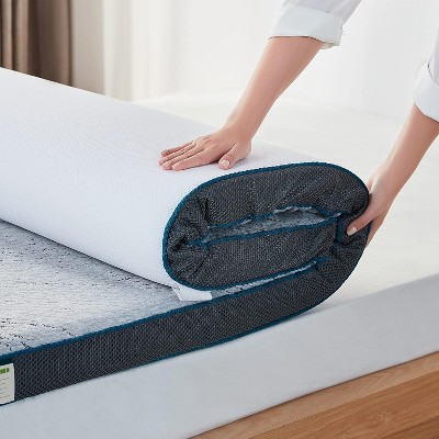 FFKQBH Memory Foam Mattress Topper King, 3-Inch