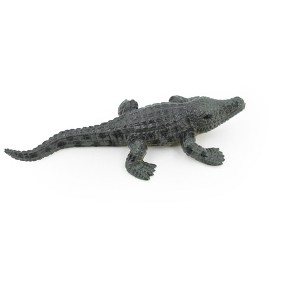 Collectible Wildlife Gifts | Crocodile, West African Dwarf Crocodile, Rubber Toy Reptile, Realistic Figure, Model, Gift,  3 1/2"      F1078 B212 - 1 of 4