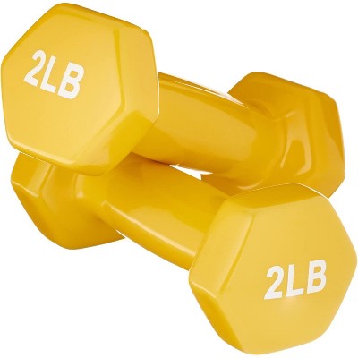 Vinyl Coated Dumbbell Set, Hand Weights for Home Gym, Strength Training & Fitness